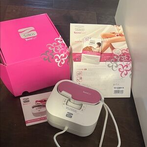 SensEpil Hair Removal Device - Pink and White